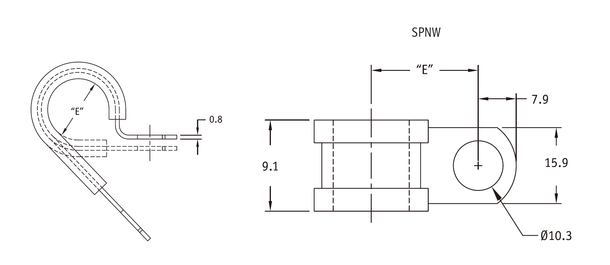 GSPN/GSPNW镀锌钢线夹 GSPN/GSPNW镀锌钢线夹