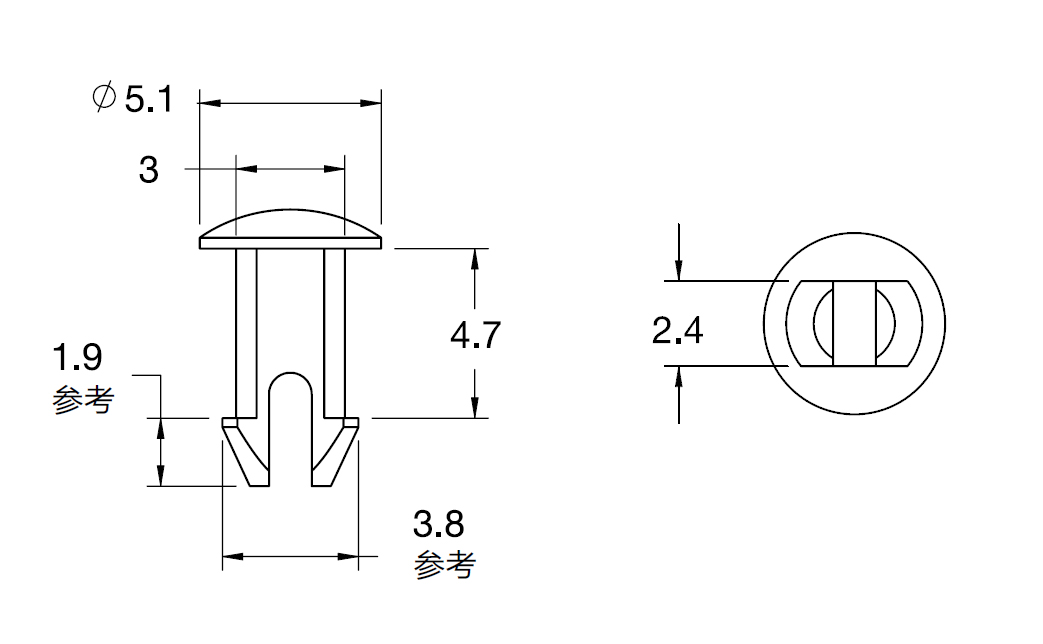 SLP 125 紧固锁Snap lock pin