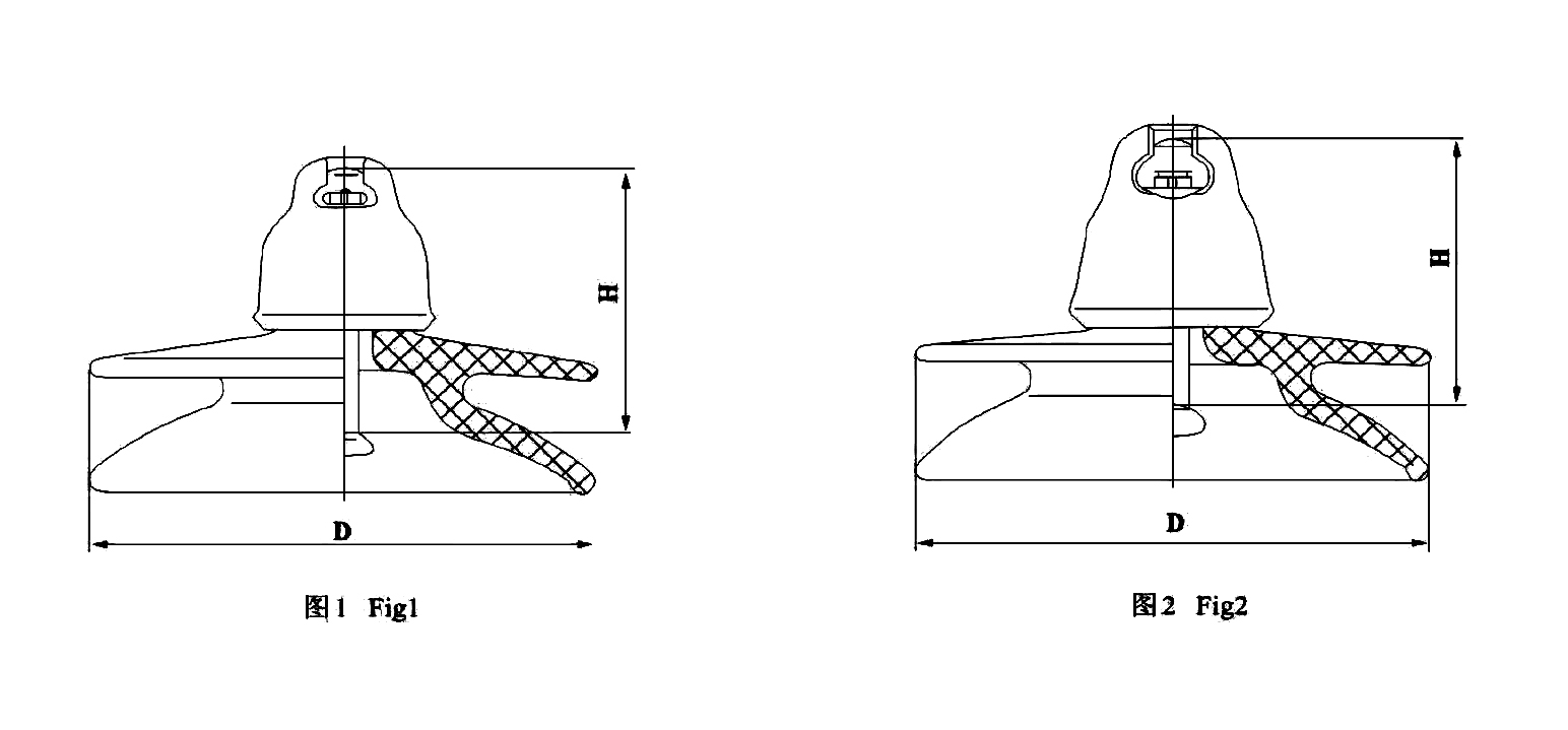 耐污悬式瓷绝缘子(双伞型)Anti-Pollution Suspension Porcelain Insulator (Double-shed)